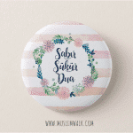 Sabır Şükür Dua Rozet