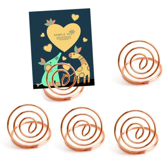 Rose Gold Spiral Kağıt Tutucu - Görsel 2