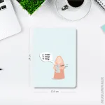 Zikreden Sevimli Kedicik - Çizgisiz Mininote Defter