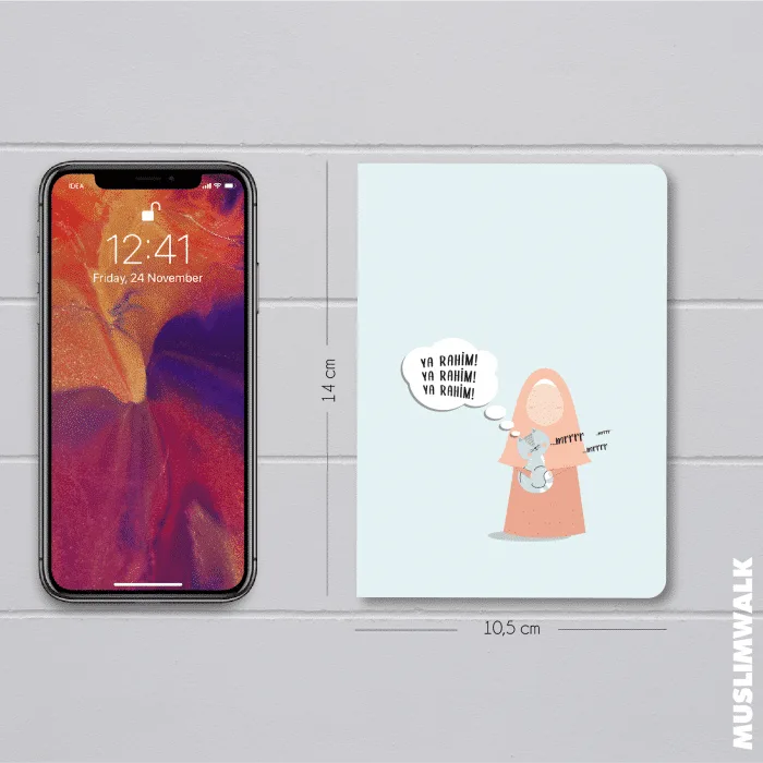 Zikreden Sevimli Kedicik - Çizgisiz Mininote Defter - Görsel 2