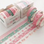 Pastel Çiçekli 5'li Mini Bant