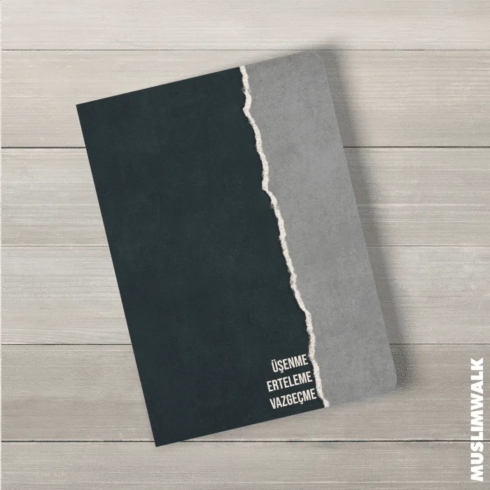 Üşenme Erteleme Vazgeçme - A5 Çizgili Defter - Görsel 1