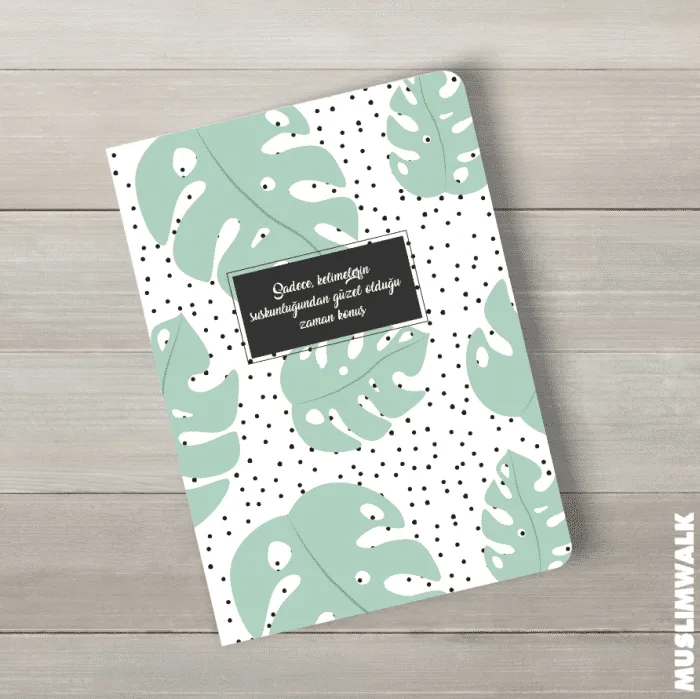 Kelimelerin Suskunluğundan Güzel Olduğu Zaman Konuş - A5 Çizgili Defter - Görsel 1