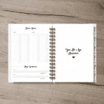 Tabâyi Yeşil Yapraklar İslami ve Tarihsiz Yıllık Planlayıcı - Görsel 5