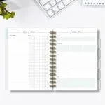 Bade İslami ve Tarihsiz Yıllık Planlayıcı + 4 Yaprak Sticker Hediyeli - Görsel 5