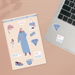 Aleda - Laptop Sticker Seti #50