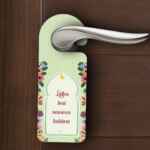 Beni Namaza Kaldırın - Kapı Uyarı Levhası