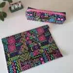 Deren Geometrik Desenli Kalemlik ve Dosyalık