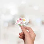 Lilisa Çiçekli Sticker – Planlayıcı Sticker Seti #59 - Görsel 2