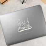 Sultanahmet Camii Blue Mosque Laptop Sticker #T12