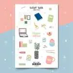 Home Office - Çalışma Ortamı Sticker Seti #70