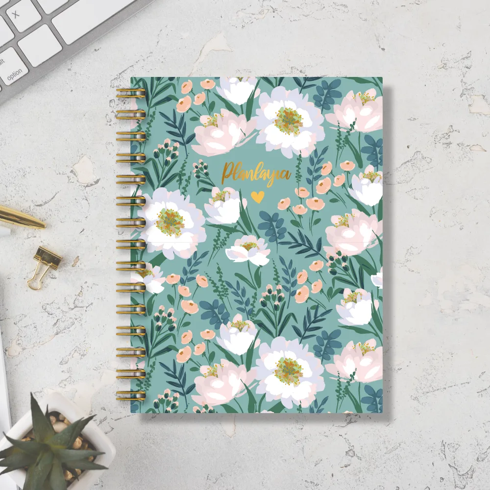 Defain Çiçek Bahçesi Tarihsiz Minimal Yıllık Planlayıcı Defain Çiçek Bahçesi Tarihsiz Minimal Yıllık Planlayıcı - Görsel 1