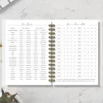 Defain Çiçek Bahçesi Tarihsiz Minimal Yıllık Planlayıcı - Görsel 4