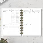 Defain Çiçek Bahçesi Tarihsiz Minimal Yıllık Planlayıcı - Görsel 6