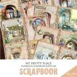 My Pretty Place - Yapışkanlı Scrapbook Kağıtları 10'lu Set