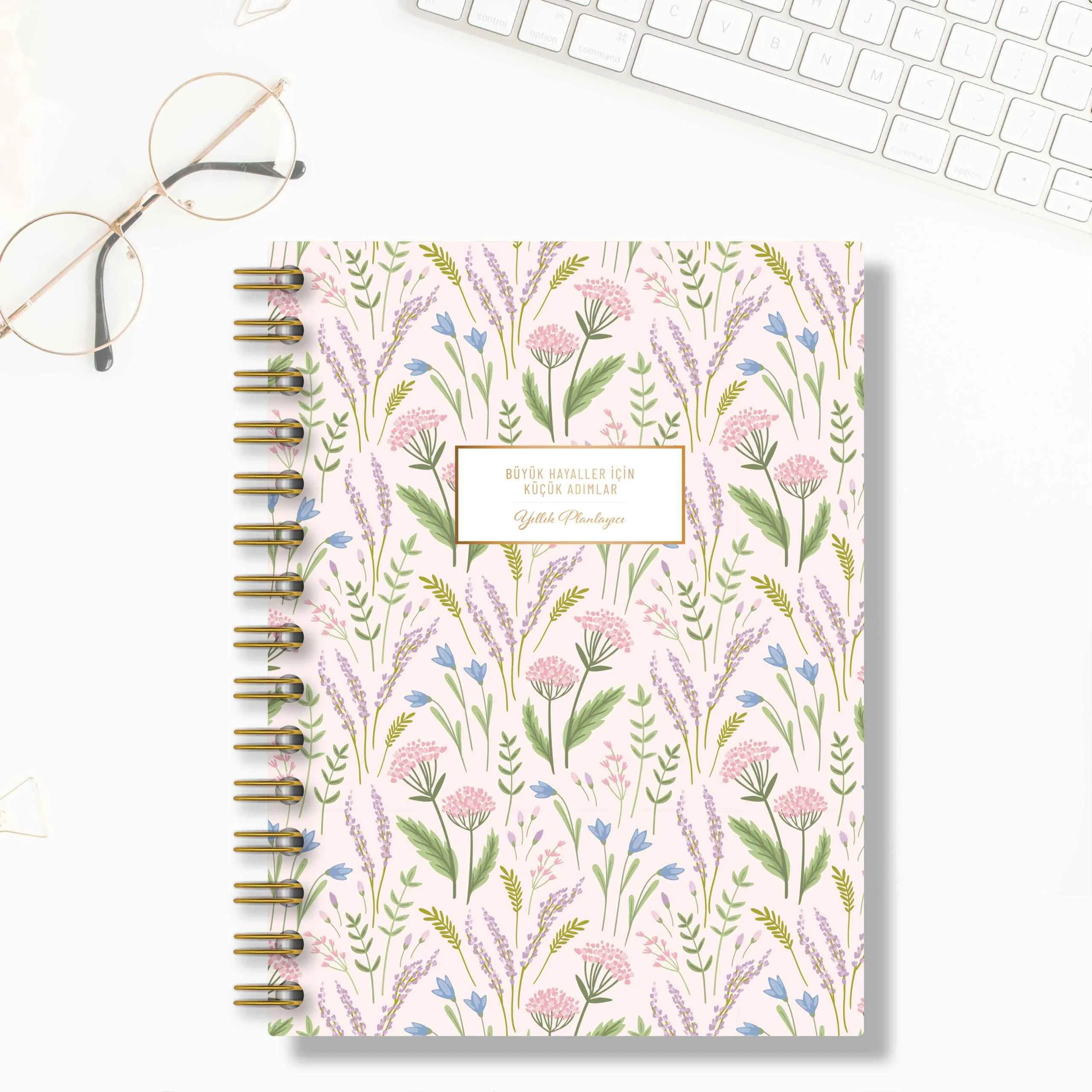 Muna Tarihsiz ve İslami Yıllık Planlayıcı + 2 Sayfa Sticker #Y24 - Görsel 1