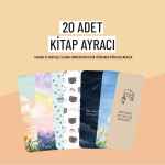 20 Adet Rastgele İslami Kitap Ayracı Seti