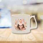 Fleur - Gözlüklü Kitaplı Kız - Kupa Bardak #K22