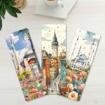 İstanbul 3'lü Kitap Ayracı Seti #KA18