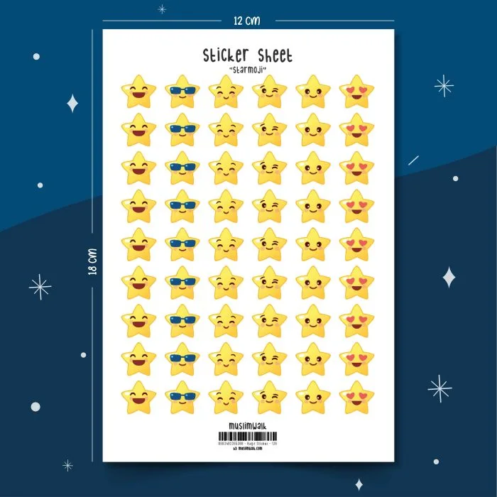 Starmoji - Öğretmen Öğrenci Ödül - Sticker Seti #139 - Görsel 1