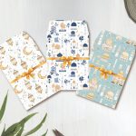 9'lu Mini Hediye - Bayram Harçlık Zarfları - Fiyonklu