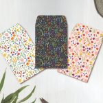 9'lu Mini Hediye - Bayram Harçlık Zarfları - Çiçekli