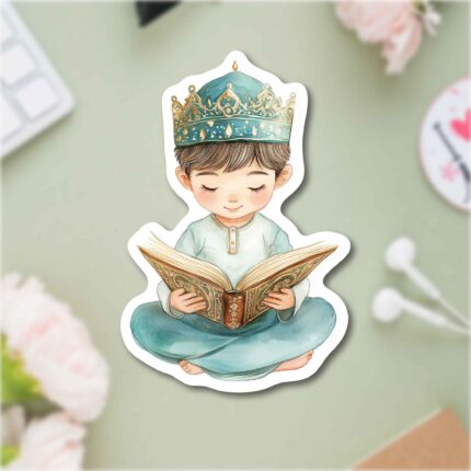 Avf - Kur'an Okuyorum Erkek Tekli Sticker #T15