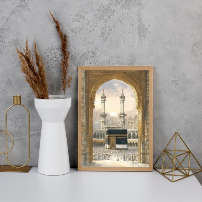 Uthra - 3 Mescid - 3'lü İslami Çerçevesiz Poster Seti - Görsel 3