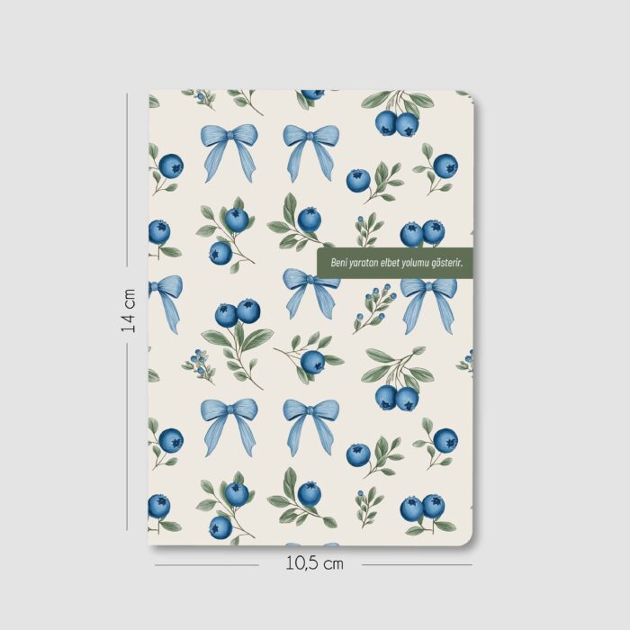 Gülrâ - Çiçek Desenli - 3'lü Mininote Defter - Görsel 4