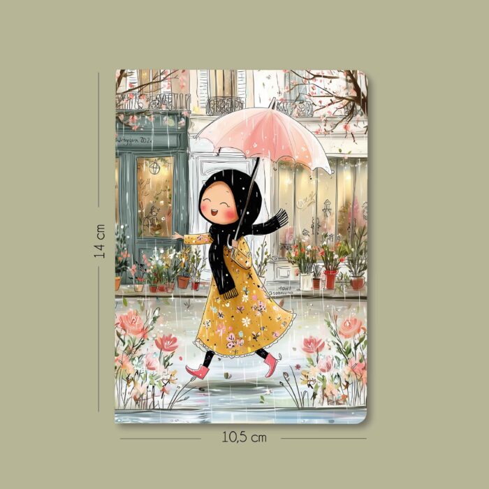 Nevsâ - Çiçekli Sokak - 3'lü Mininote Defter - Görsel 2