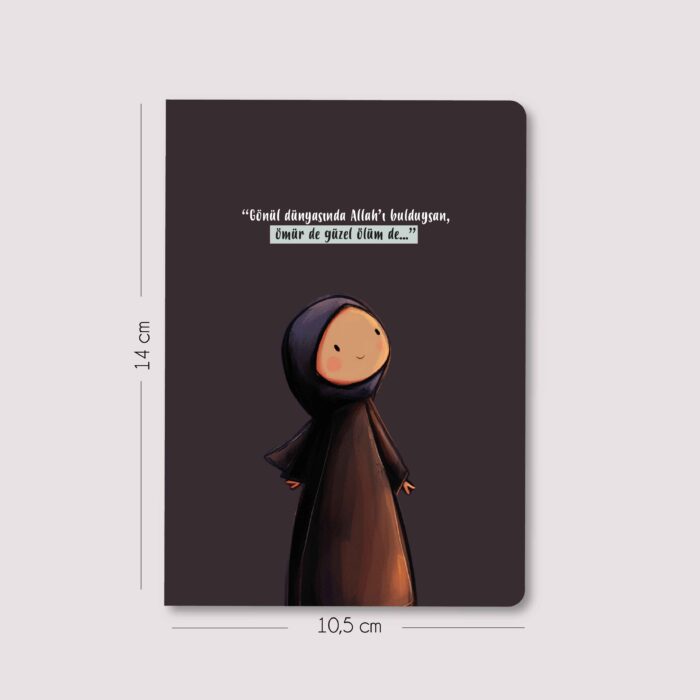 Leyzân - Tesettürlü Kızlar - 3'lü Mininote Defter - Görsel 4