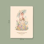 Hüsnâle - Zarif Çiçekli Kızlar - 3'lü Mininote Defter - Görsel 2