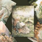 Eryndel - Orta Dünya Temalı - 5'li İslami Çerçevesiz Poster Seti