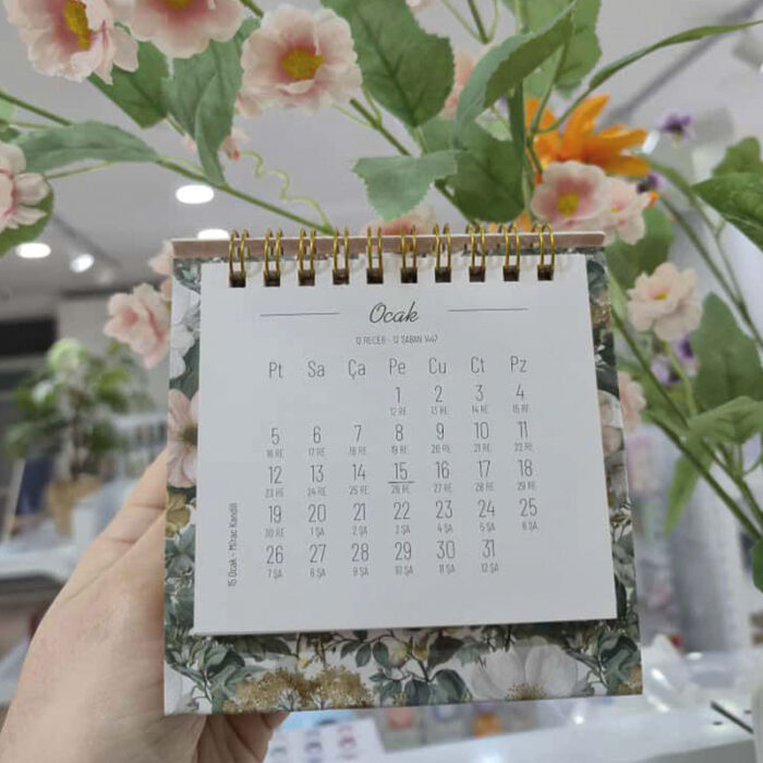 Asr 2026 Miladi & 1447-48 Hicri MİNİ Takvim - Görsel 2