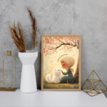 Esmelyn - Tesettürlü 5'li İslami Çerçevesiz Poster Seti - Görsel 3