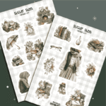 Feralya - Güz Kızı 2'li Sticker Seti  #166