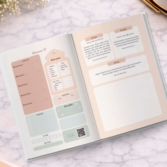 Sîna - Ramazan Ajandası - Soft Somon [Tarihsiz] - Görsel 3