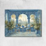 Mavi Vintage 16x22cm Kalın Hediye Zarfı