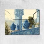 Mavi Vintage 16x22cm Kalın Hediye Zarfı - Görsel 2